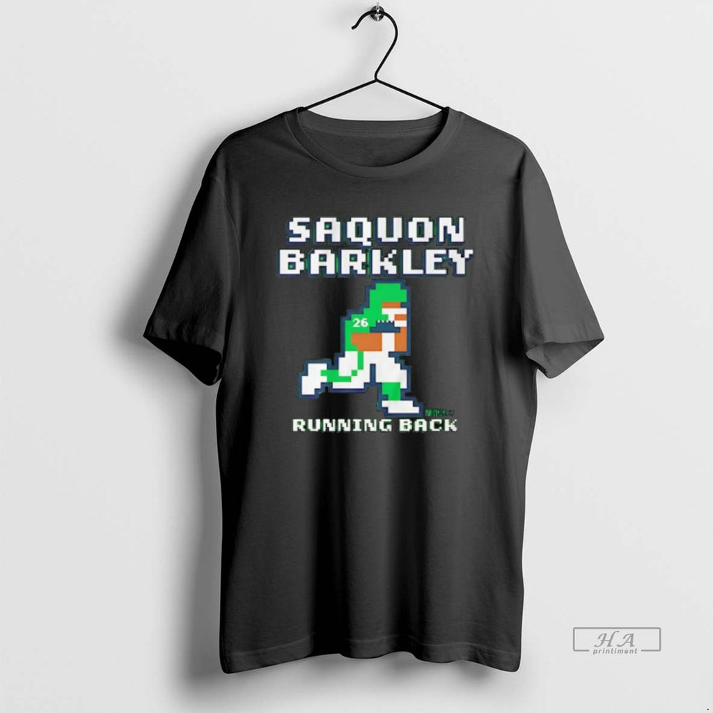 Trendy Saquon Barkley Retro Baller Running Back Player Graphic