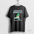 Trendy Saquon Barkley Retro Baller Running Back Player Graphic