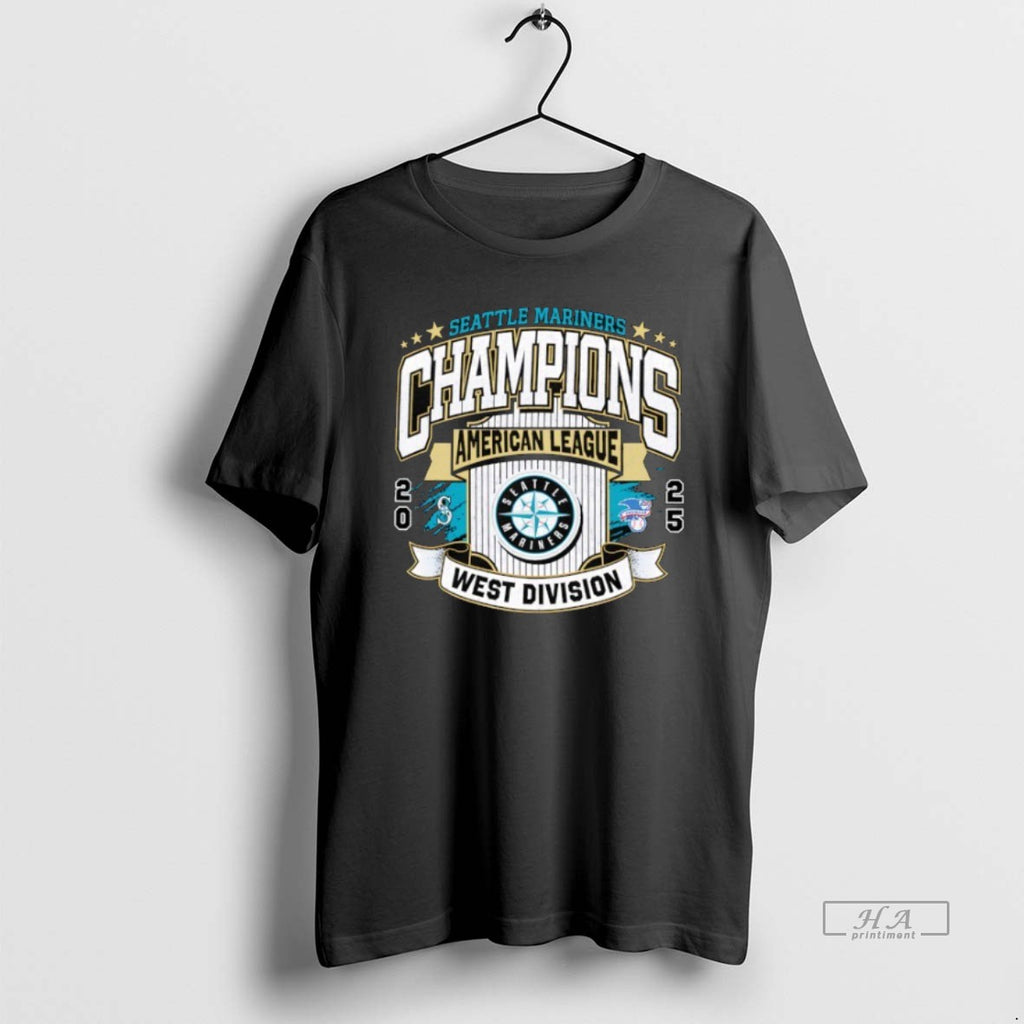Trendy Seattle Mariners 2025 Al West Division Champions Vintage