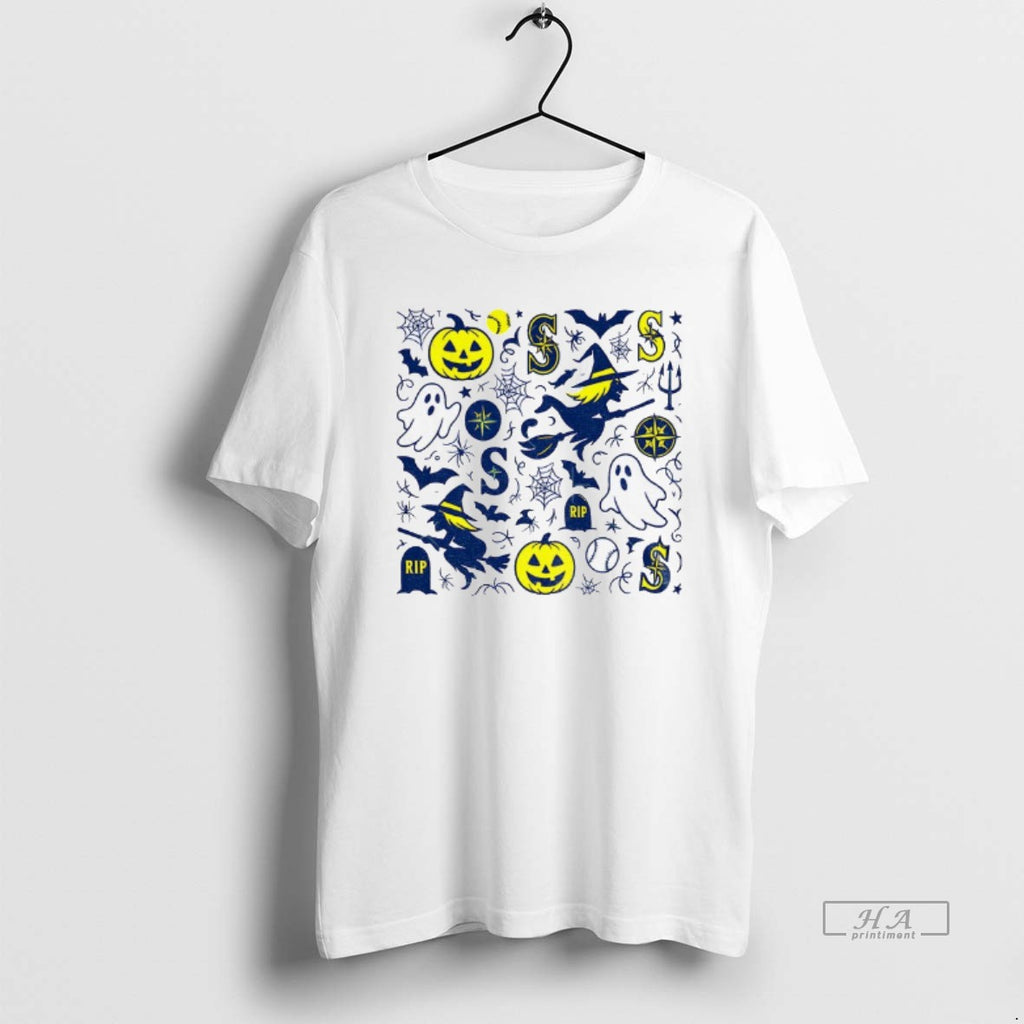 Trendy Seattle Mariners Inspired Modern Halloween