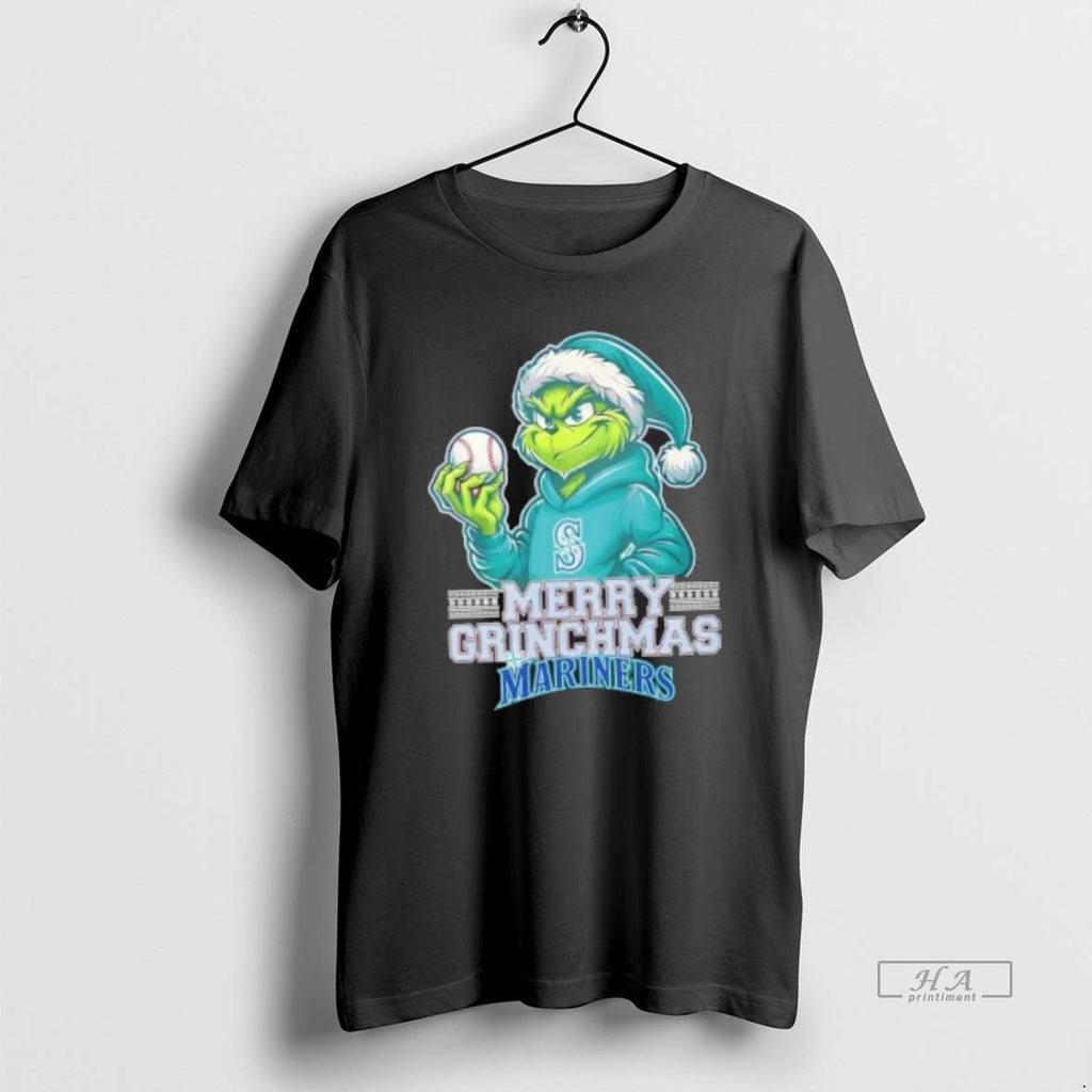 Trendy Seattle Mariners Merry Grinchmas