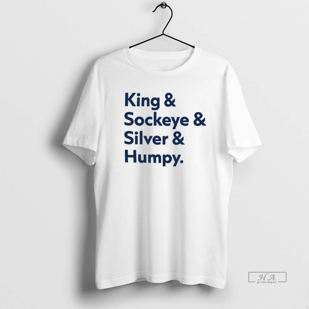 Trendy Seattle Mariners Salmon Run King And Sockeye And Silver And Humpy