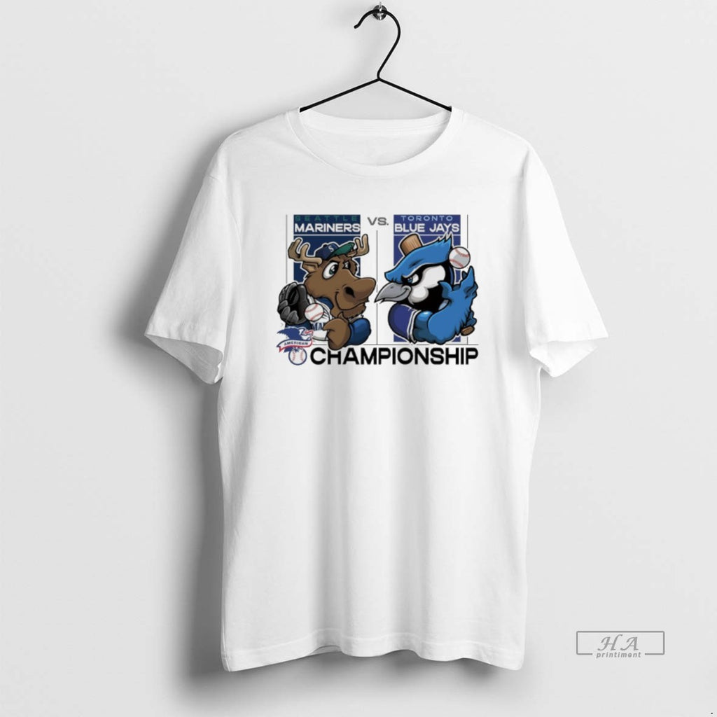 Trendy Seattle Mariners Vs Toronto Blue Jays 2025 Alcs Matchups Mascot
