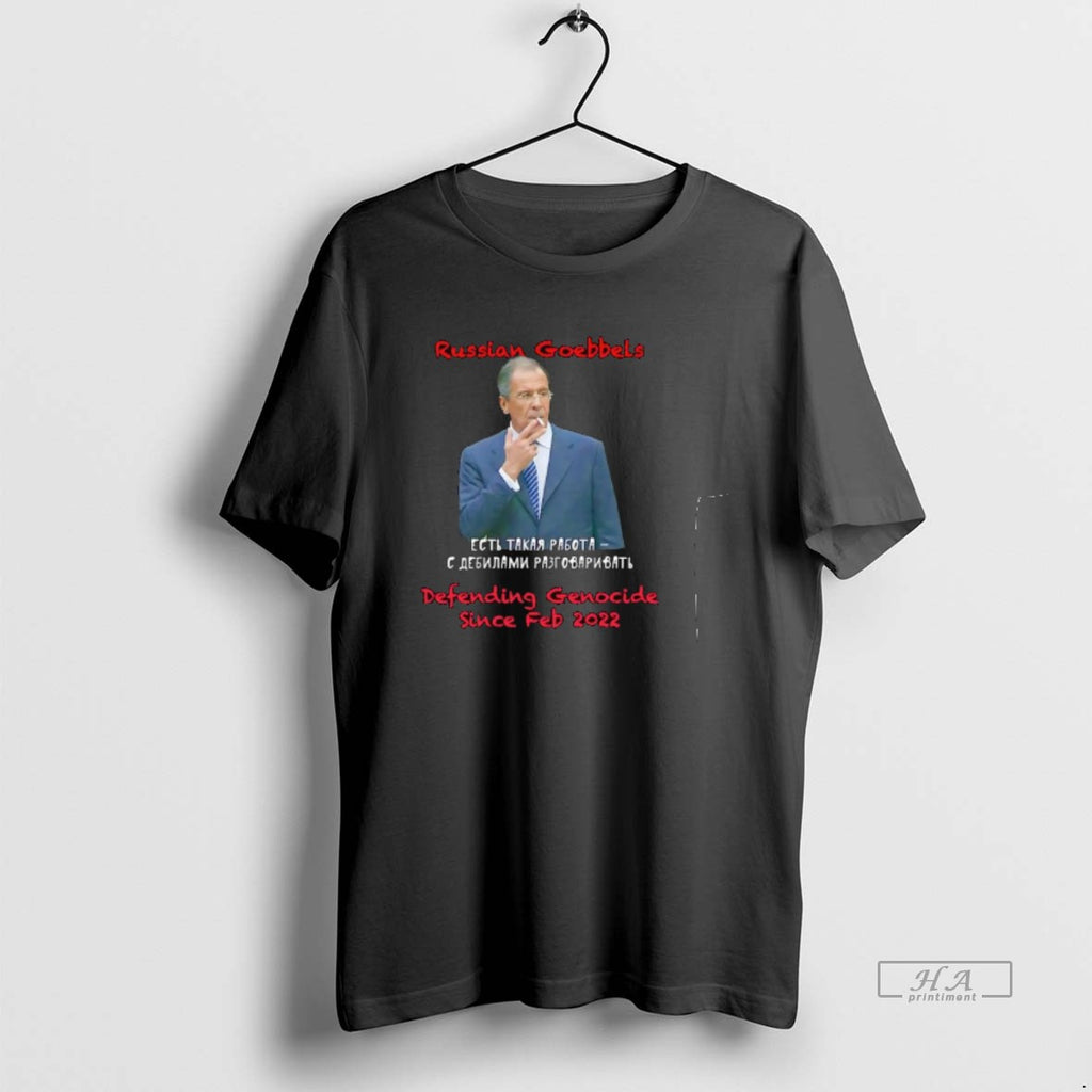 Trendy Sergey Lavrov Russian Goebbels Defending Genocide Since Feb 2022