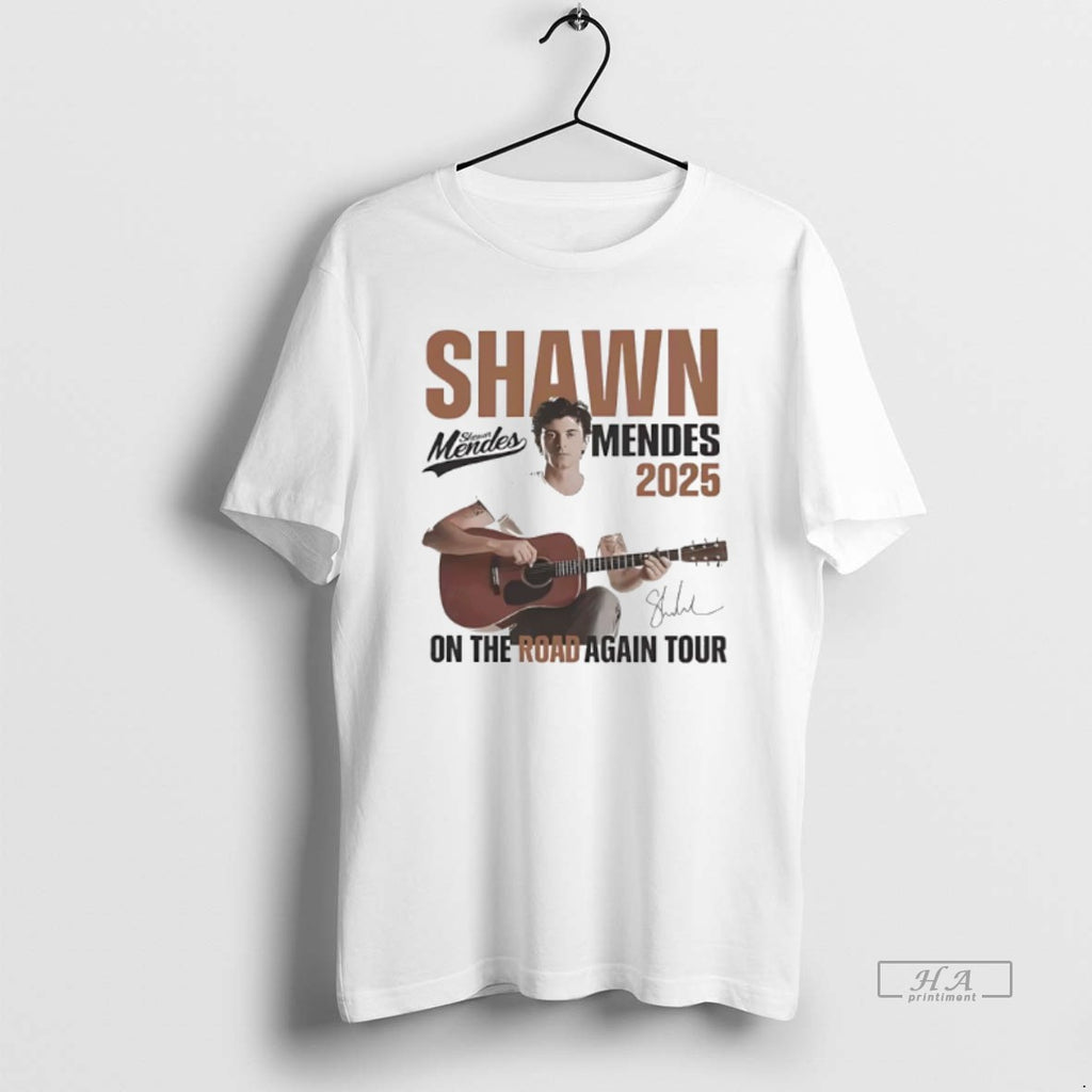 Trendy Shawn Mendes On The Road Again Tour 2025 Signature