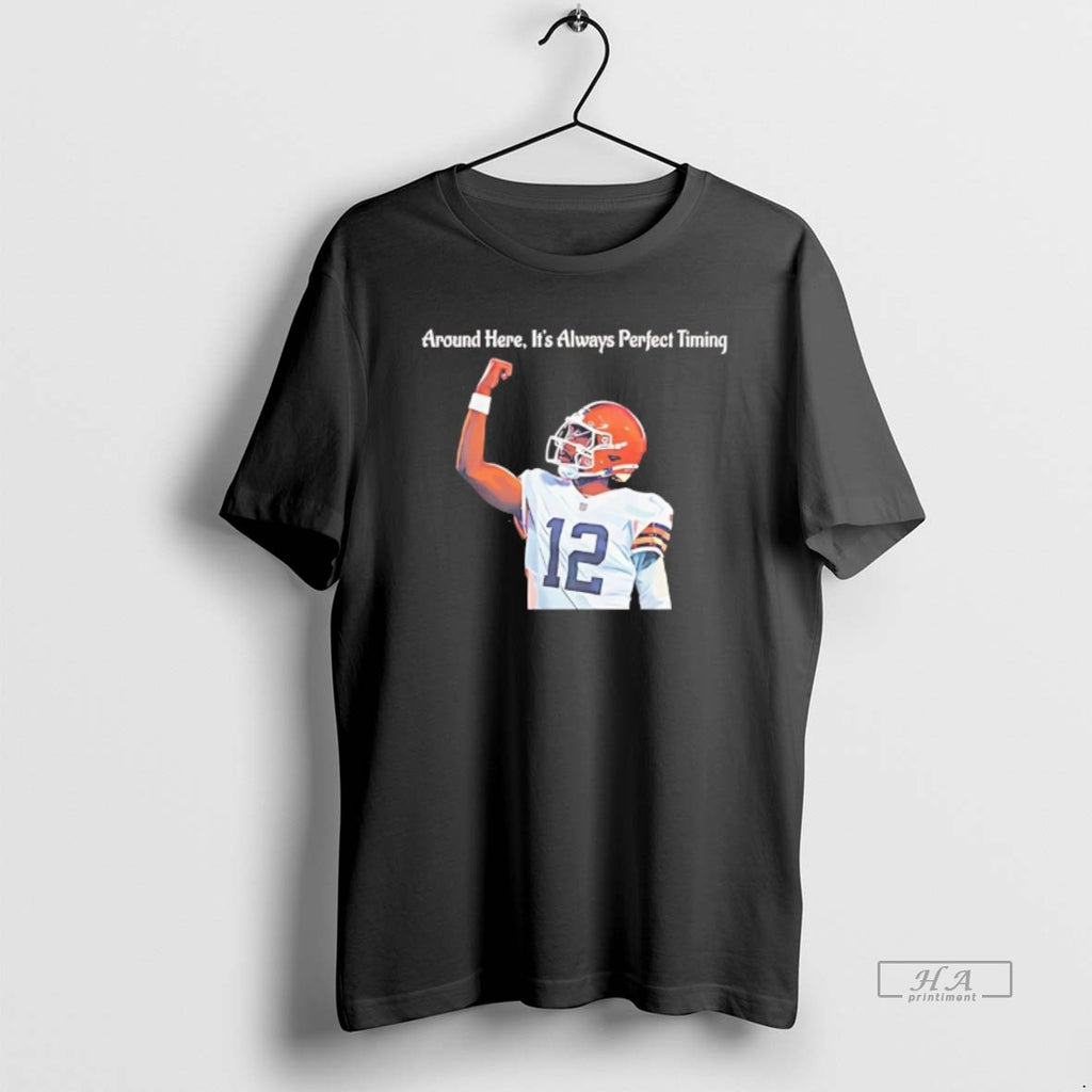 Trendy Shedeur Sanders Around Here Its Always Perfect Timing