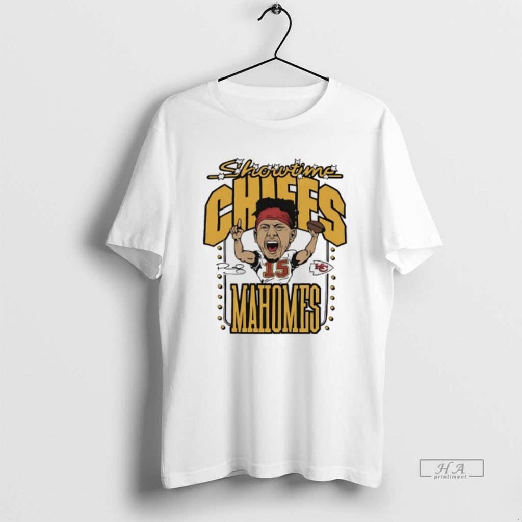 Trendy Showtime Chiefs Patrick Mahomes Signature Caricature