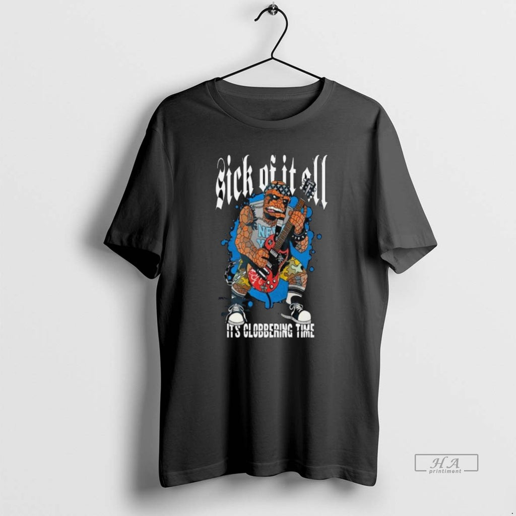 Trendy Sick Of It All Its Clobbering Time Long Sleve