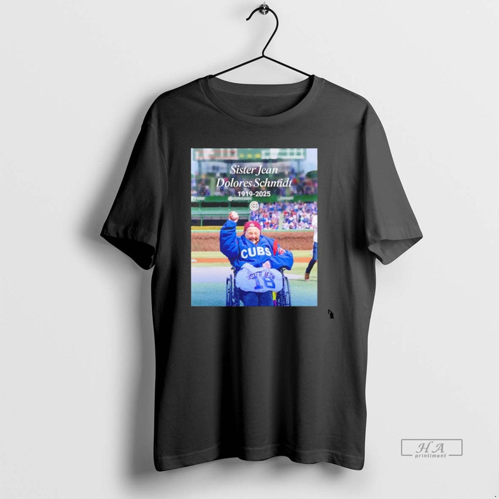 Trendy Sister Jean Dolores Schmidt Chicago Cubs 1919 2025 Blackshirt