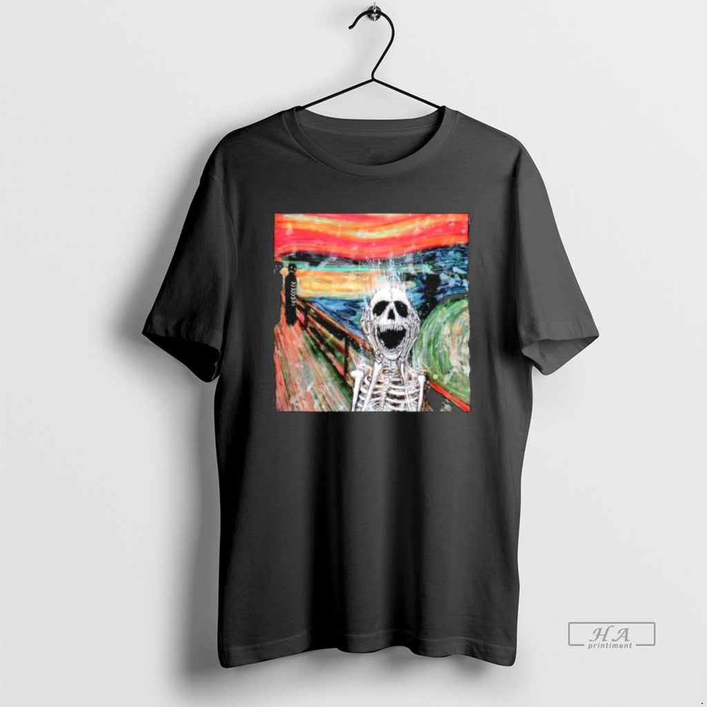 Trendy Skeleton The Scream Edvard Munchs Famous