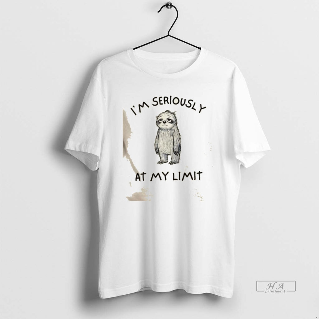 Trendy Sloth Im Seriously At My Limit