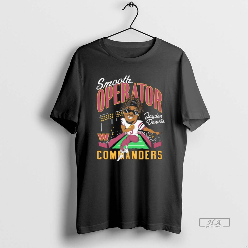Trendy Smooth Operator Jayden Daniels Washington Commanders Caricature