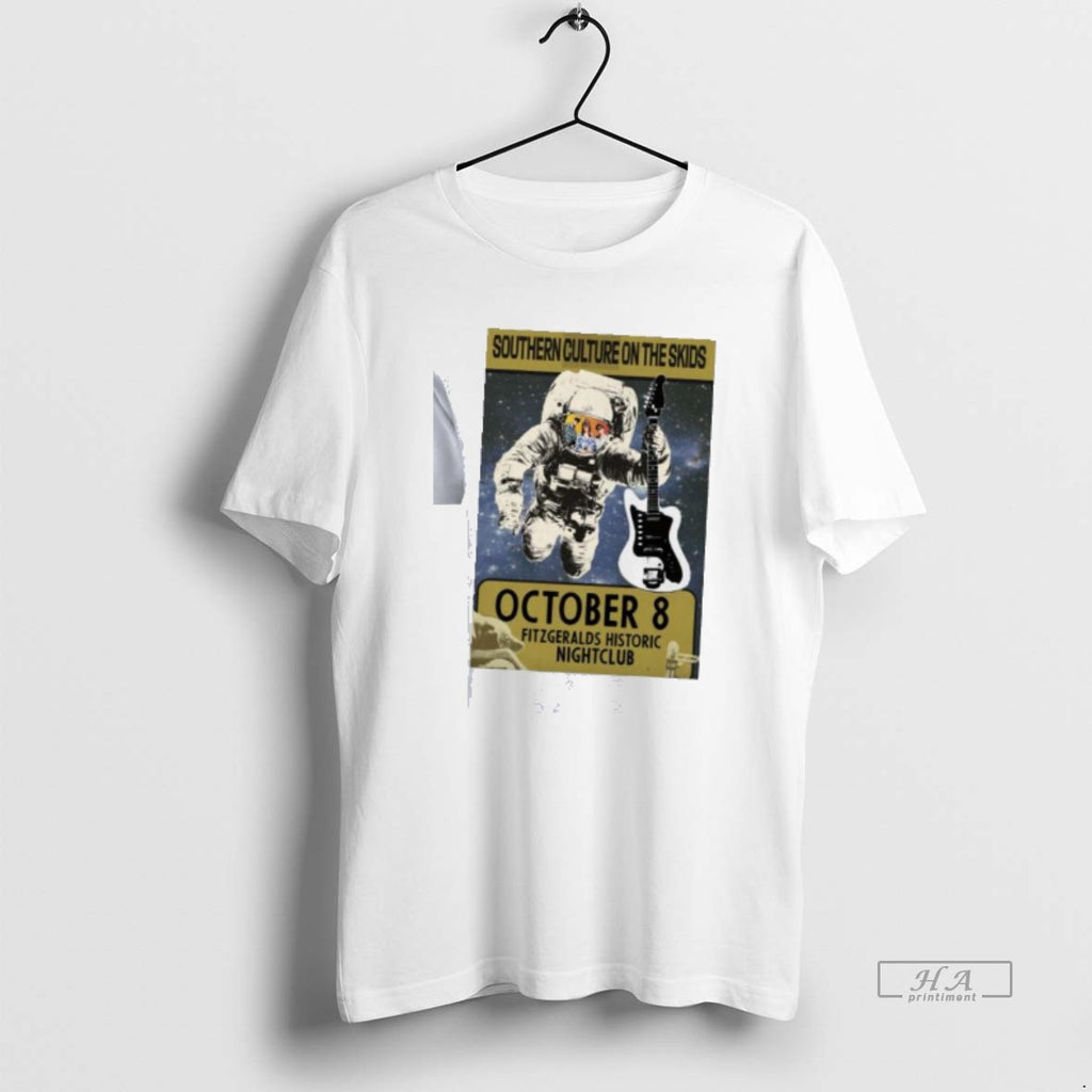Trendy Southern Culture On The Skids Fitzgeralds Berwyn In Berwyn Il Oct 8 2025 Tee