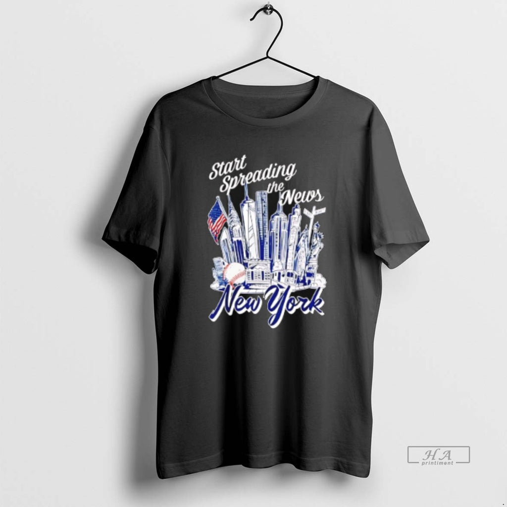 Trendy Start Spreading The News New York Yankees City Skyline