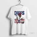 Trendy Stefon Diggs Superstar Shout Caricature Patriots