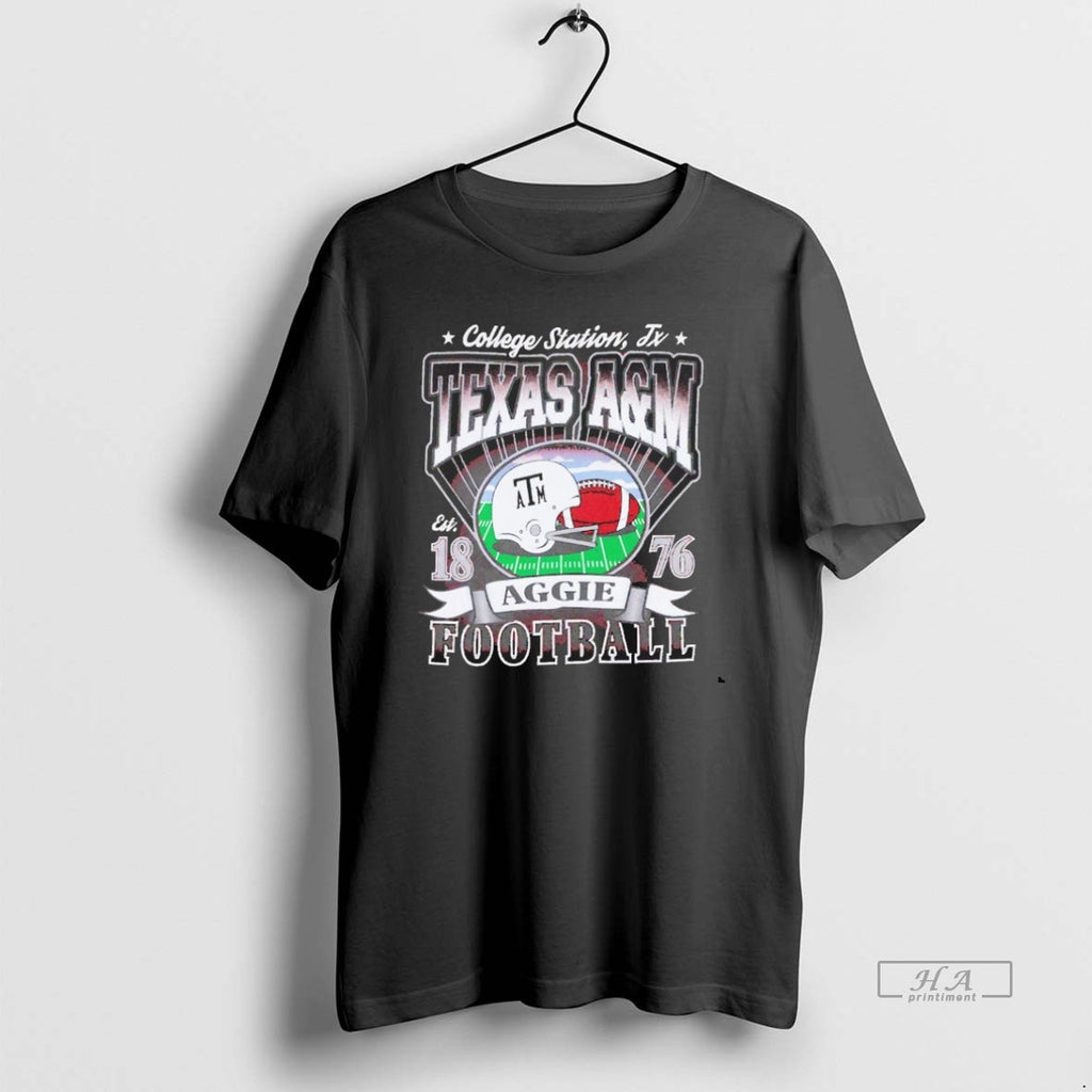 Trendy Texas Am Aggies Football Helmet Est 1876 College Station Blackshirt