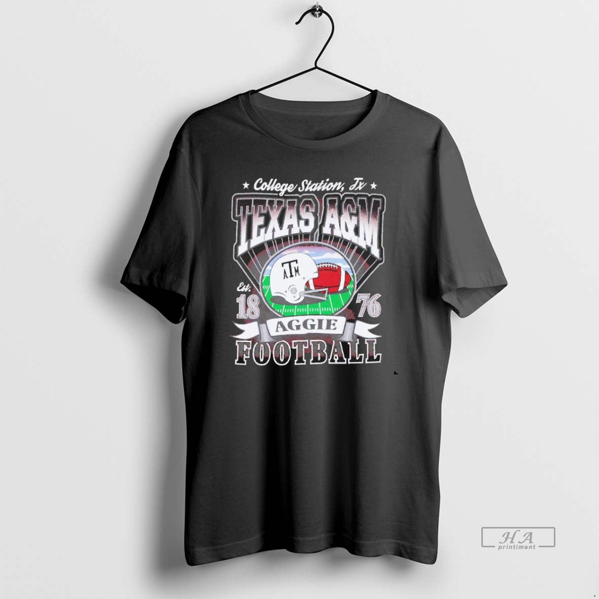 Trendy Texas Am Aggies Football Helmet Est 1876 College Station Blackshirt