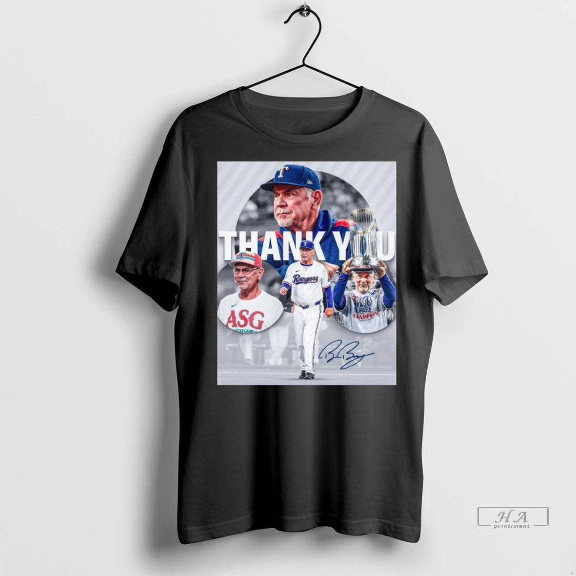 Trendy Texas Rangers Thank You Bruce Bochy Signature Shirt Sweater