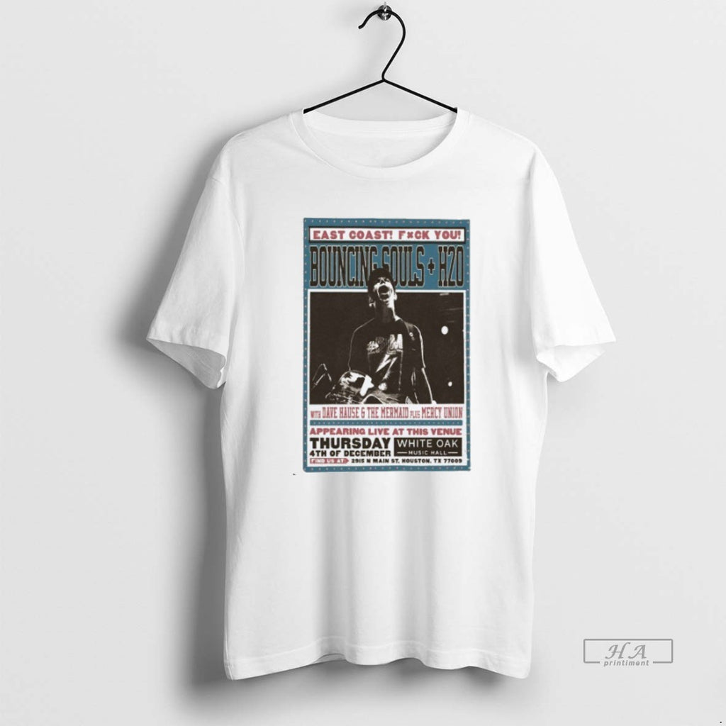 Trendy The Bouncing Souls White Oak Music Hall In Houston Tx December 4 2025 Tee