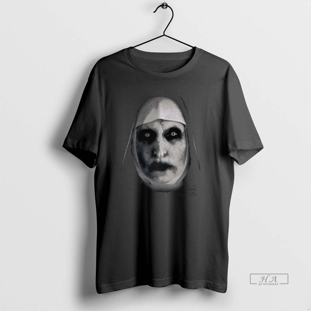 Trendy The Nun The Conjuring Big Face Graphic Halloween