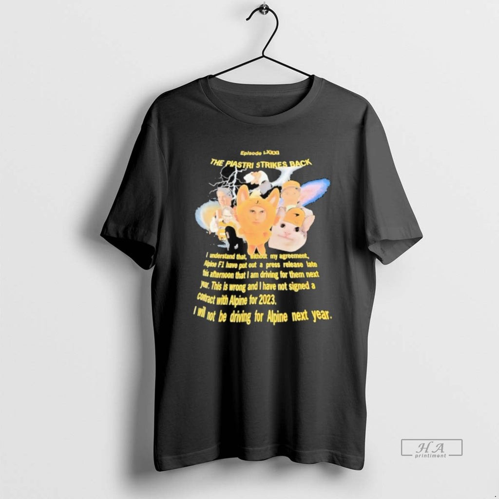 Trendy The Piastri Strikes Back Lightning Meme