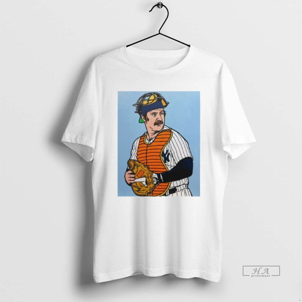 Trendy Thurman Munson New York Yankees 2025 Graphic Mens White Tee