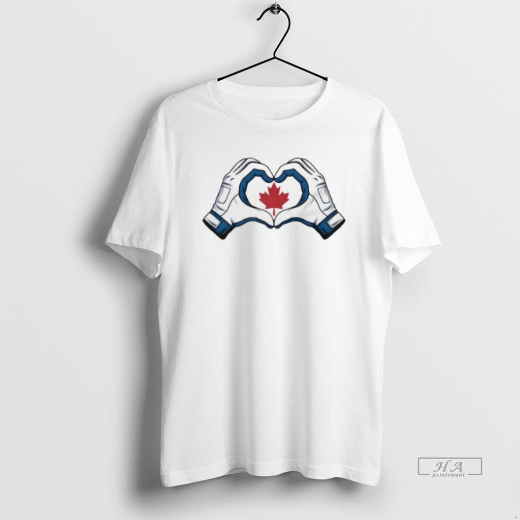 Trendy Toronto Blue Jays Canada Heart Hands