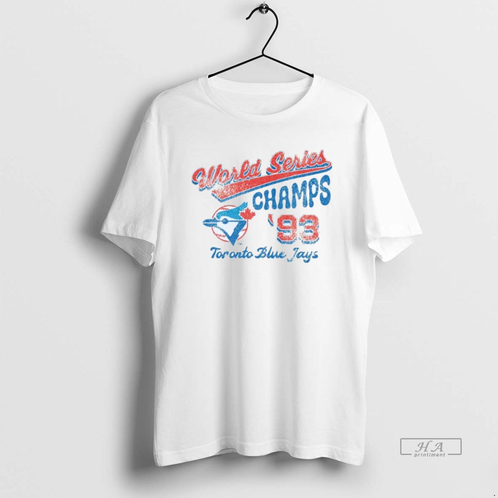 Trendy Toronto Blue Jays World Series Champs Peace Collective 1993 Mens White Tee