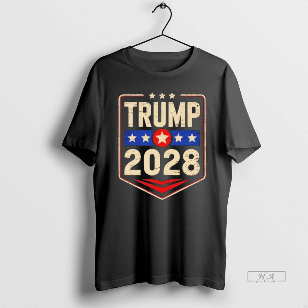 Trendy Trump 2028 Patriotic Support Trump Blackshirt