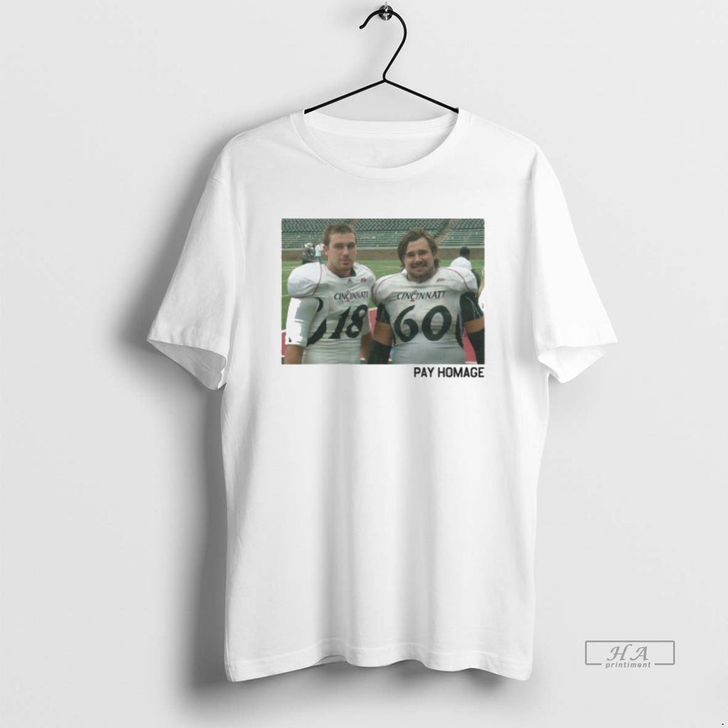 Trendy Uc Bearcats Travis And Jason Kelce Brothers Pay Homage