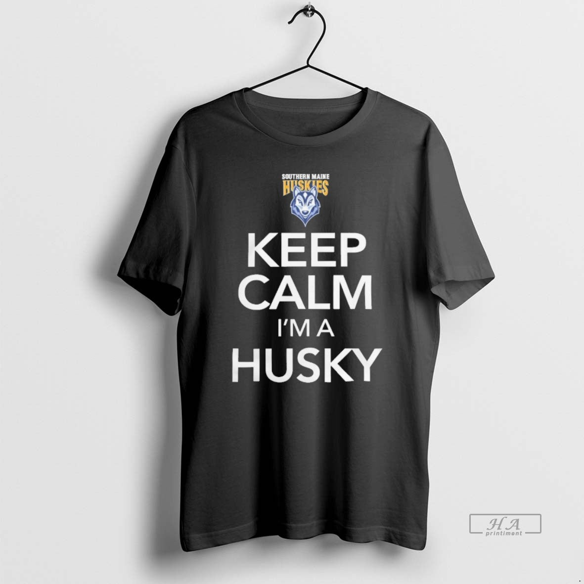 Trendy University Of Southern Maine Huskies Keep Calm