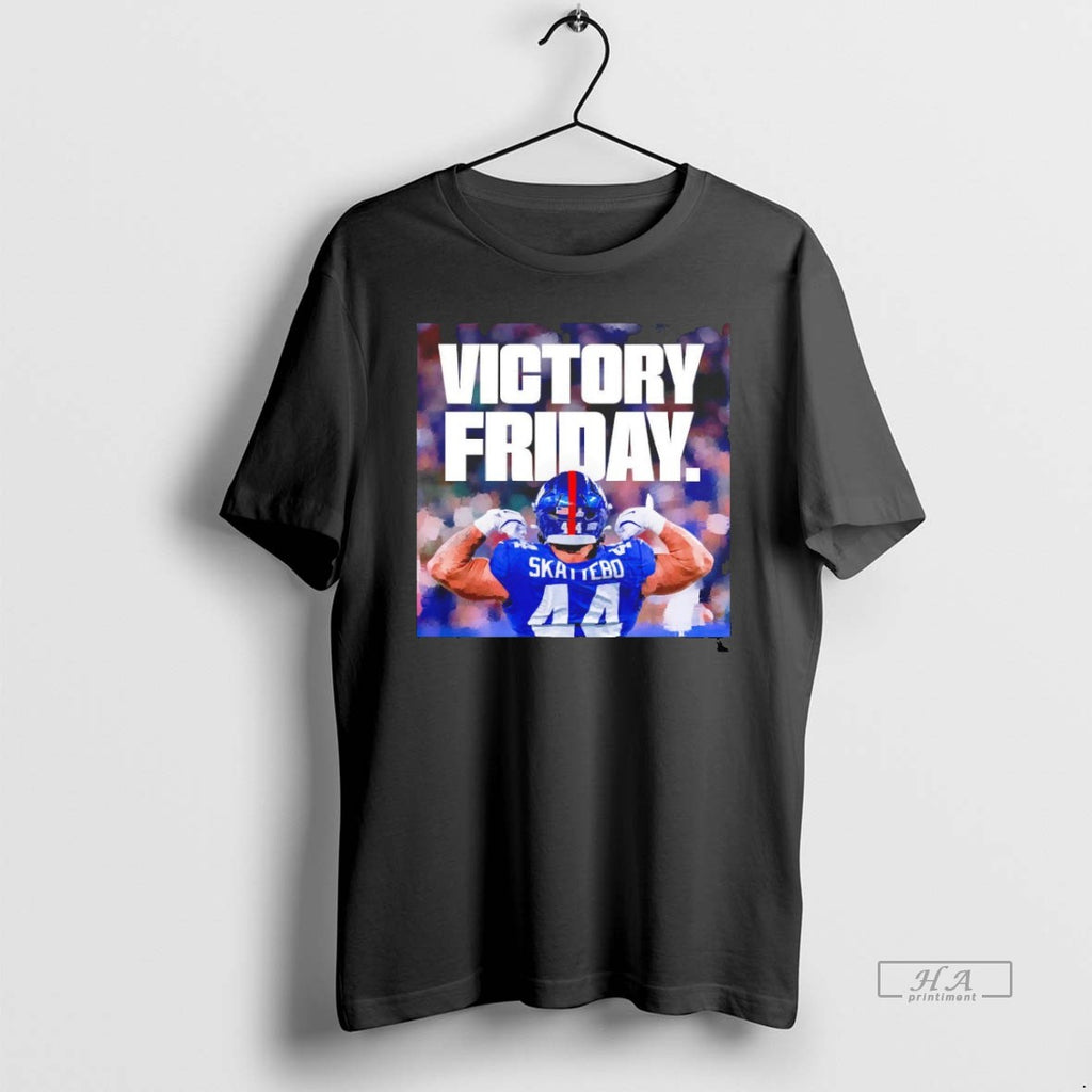 Trendy Victory Friday Cameron Skattebo New York Giants Graphic Blackshirt