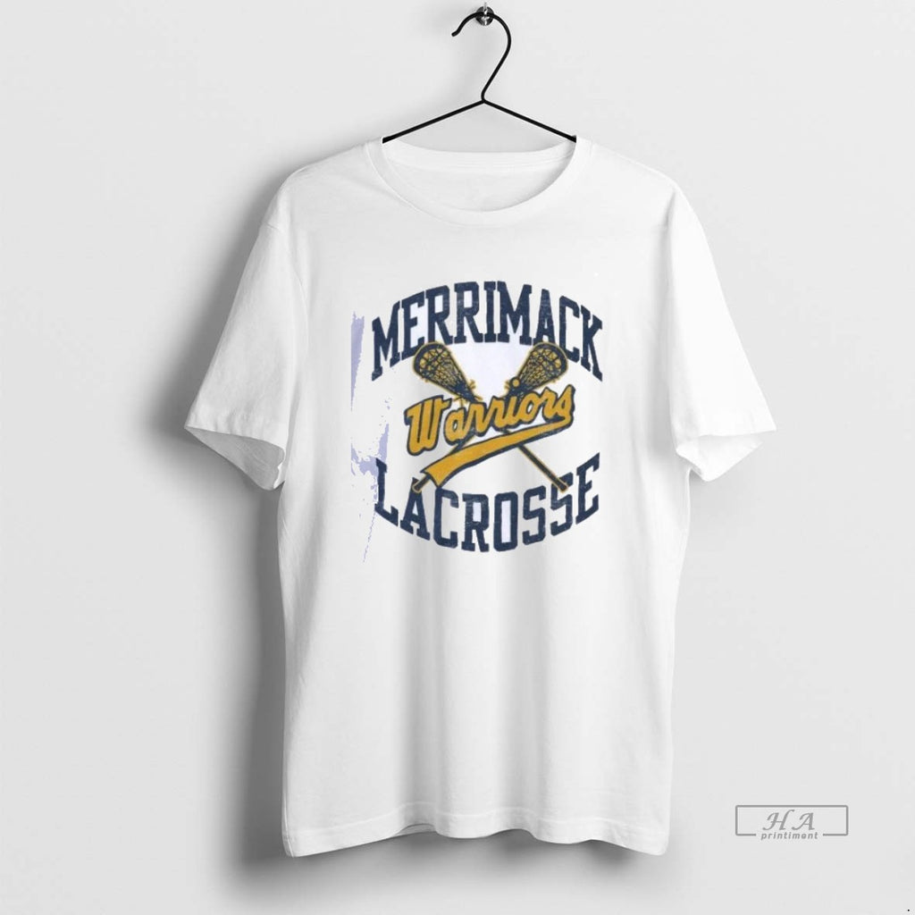 Trendy Warriors Merrimack Vintage Lacrosse Shirts