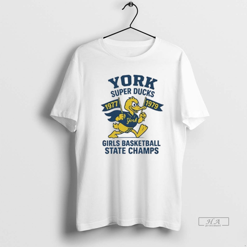 Trendy York Super Ducks Girls Basketball State Champs 1977 1979