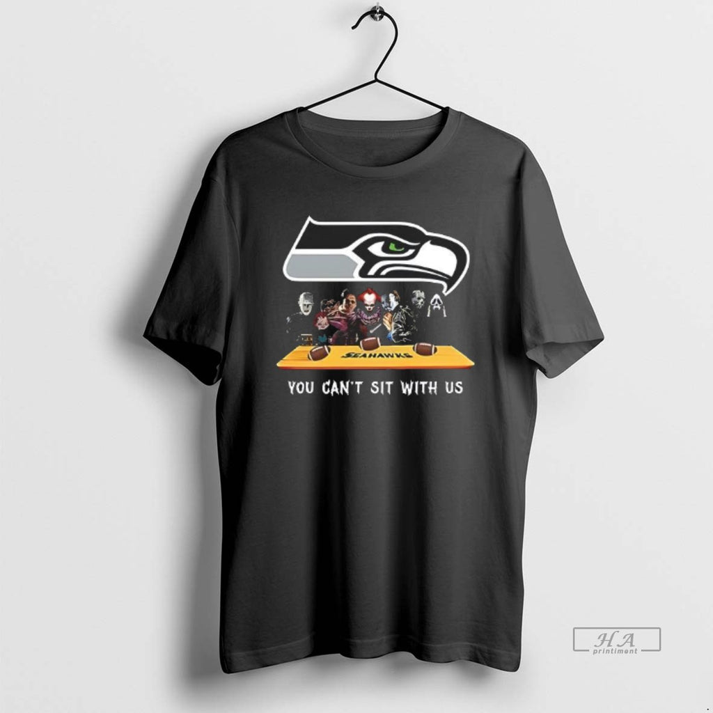 Trendy You Cant Sit With Us Seahawks Football Horror Movies Halloween