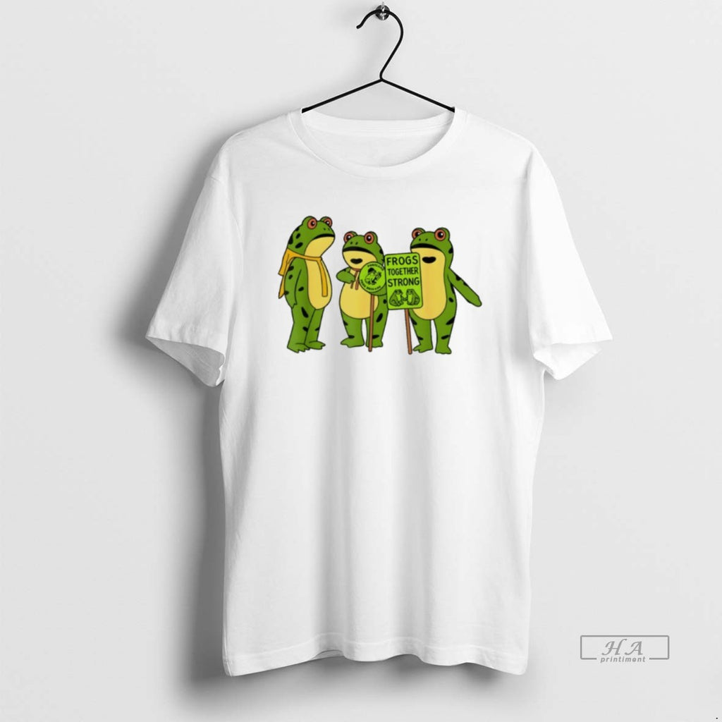 Trendy Portland Frog Brigade Frogs Together Strong