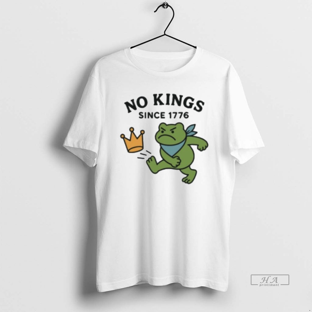 Trendy Portland Frog Protest No Kings In America Since 1776