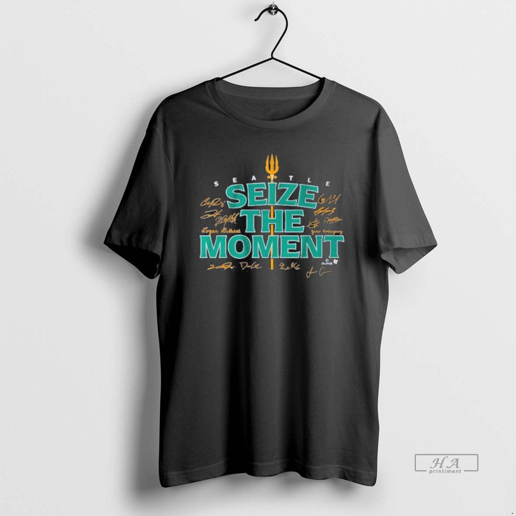 Trendy Seattle Mariners Baseball Seize The Moment Signature