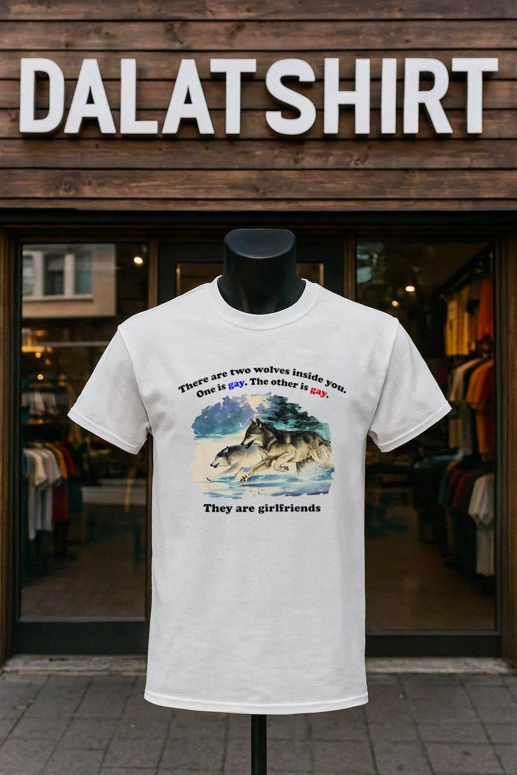 Two Wolves Inside You They Are Girlfriends shirt
