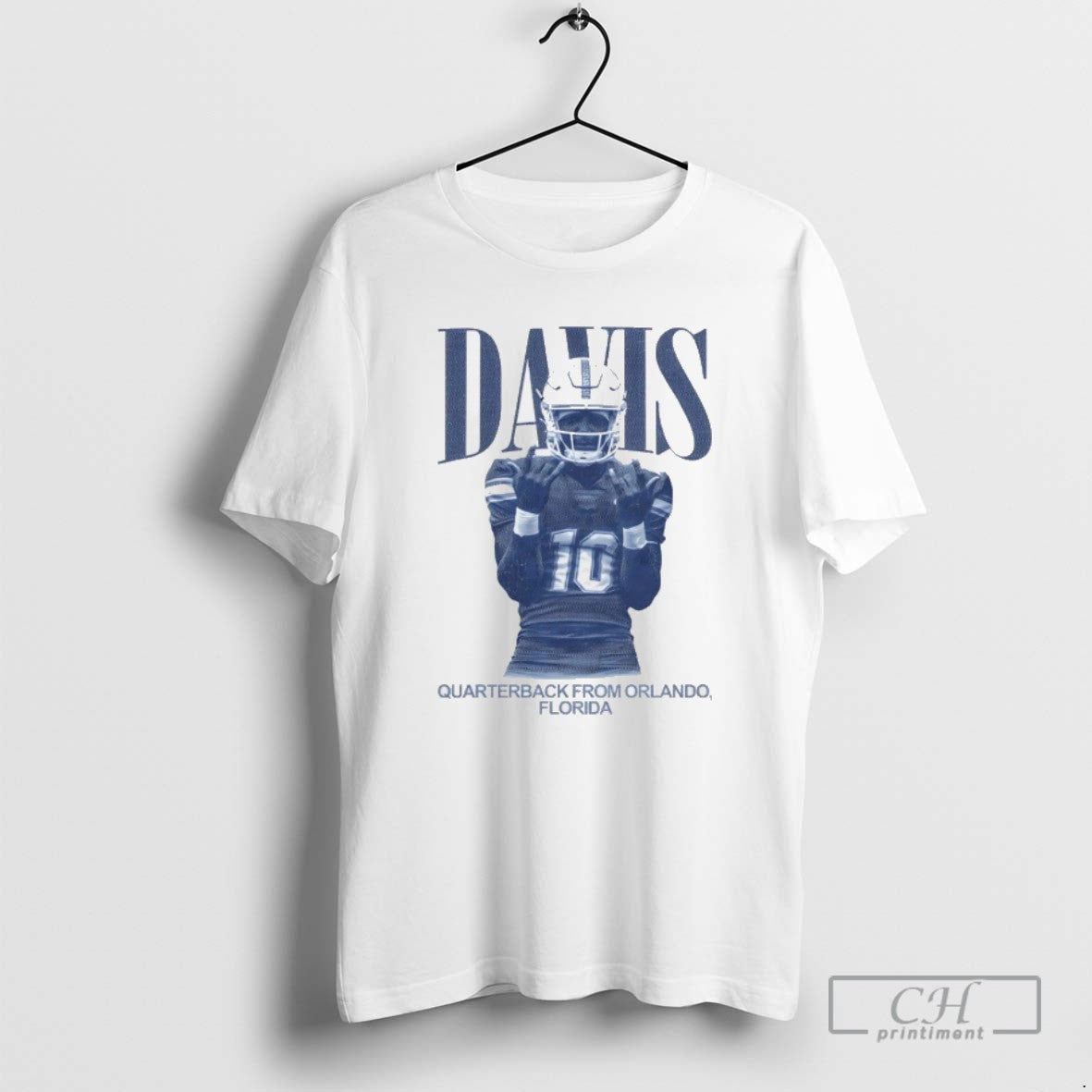 Tyray Davis Quarterback From Orlando Florida Vintage T Shirts