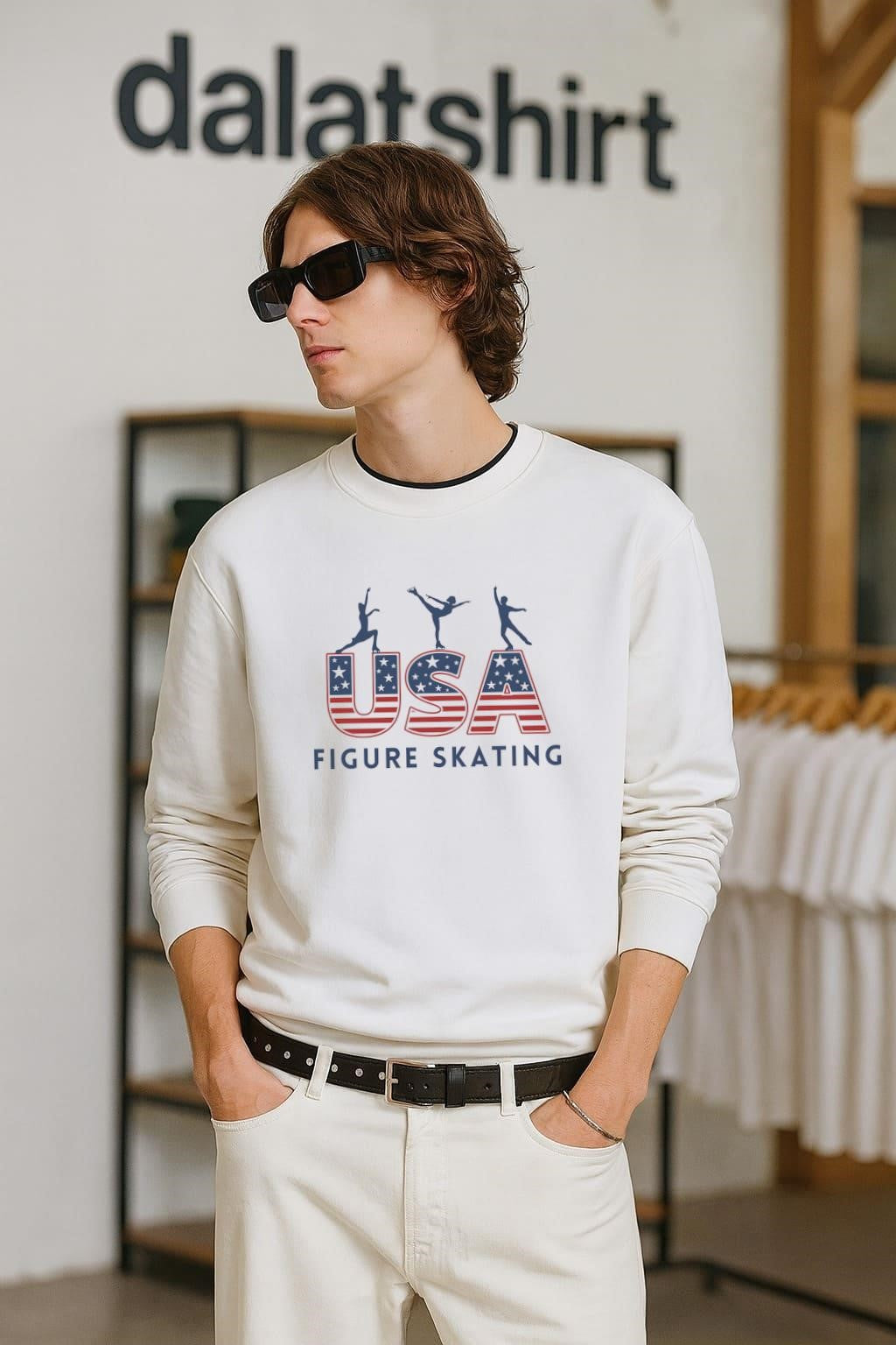 USA Figure Skating Olympic Team Stars And Stripes shirt