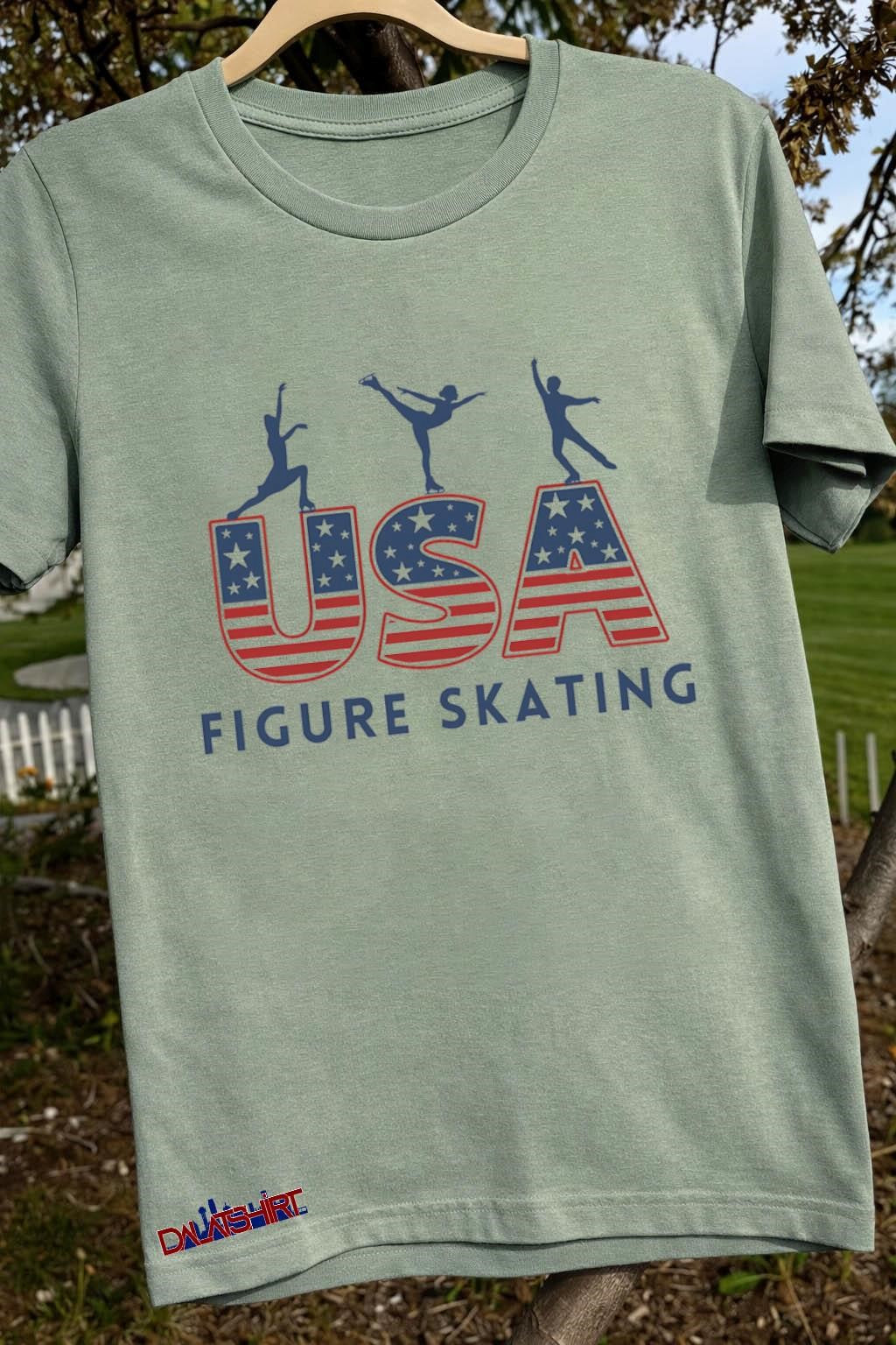 USA Figure Skating Olympic Team Stars And Stripes shirt