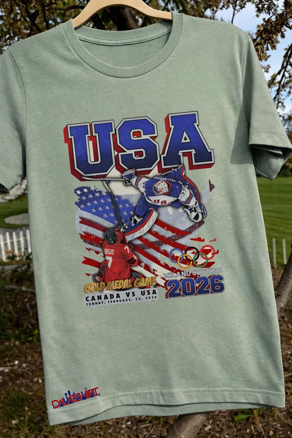 USA Gold Medal Game Canada vs USA 2026 shirt