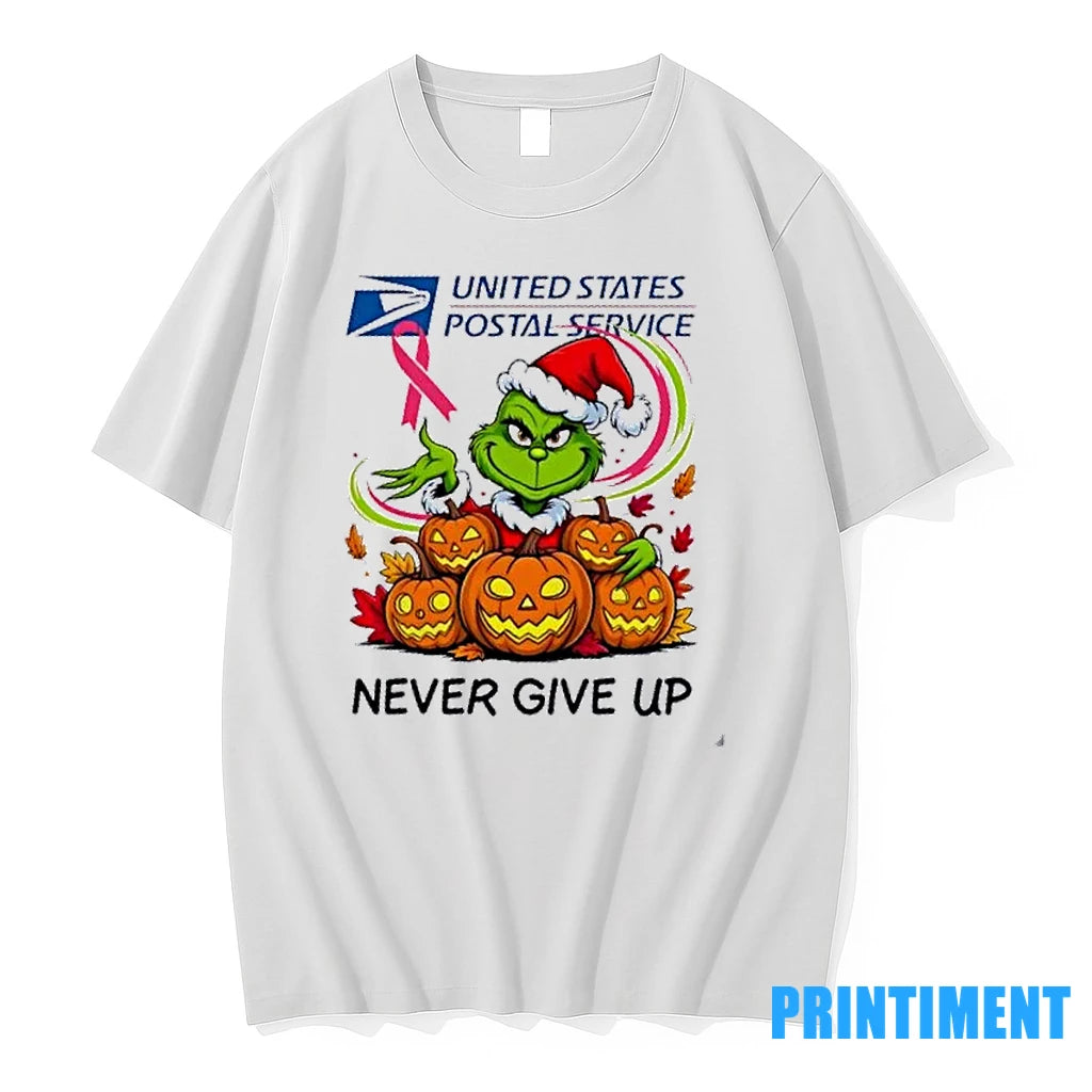 Usps X Grinch Christmas Never Give Up Tshirts Sweater