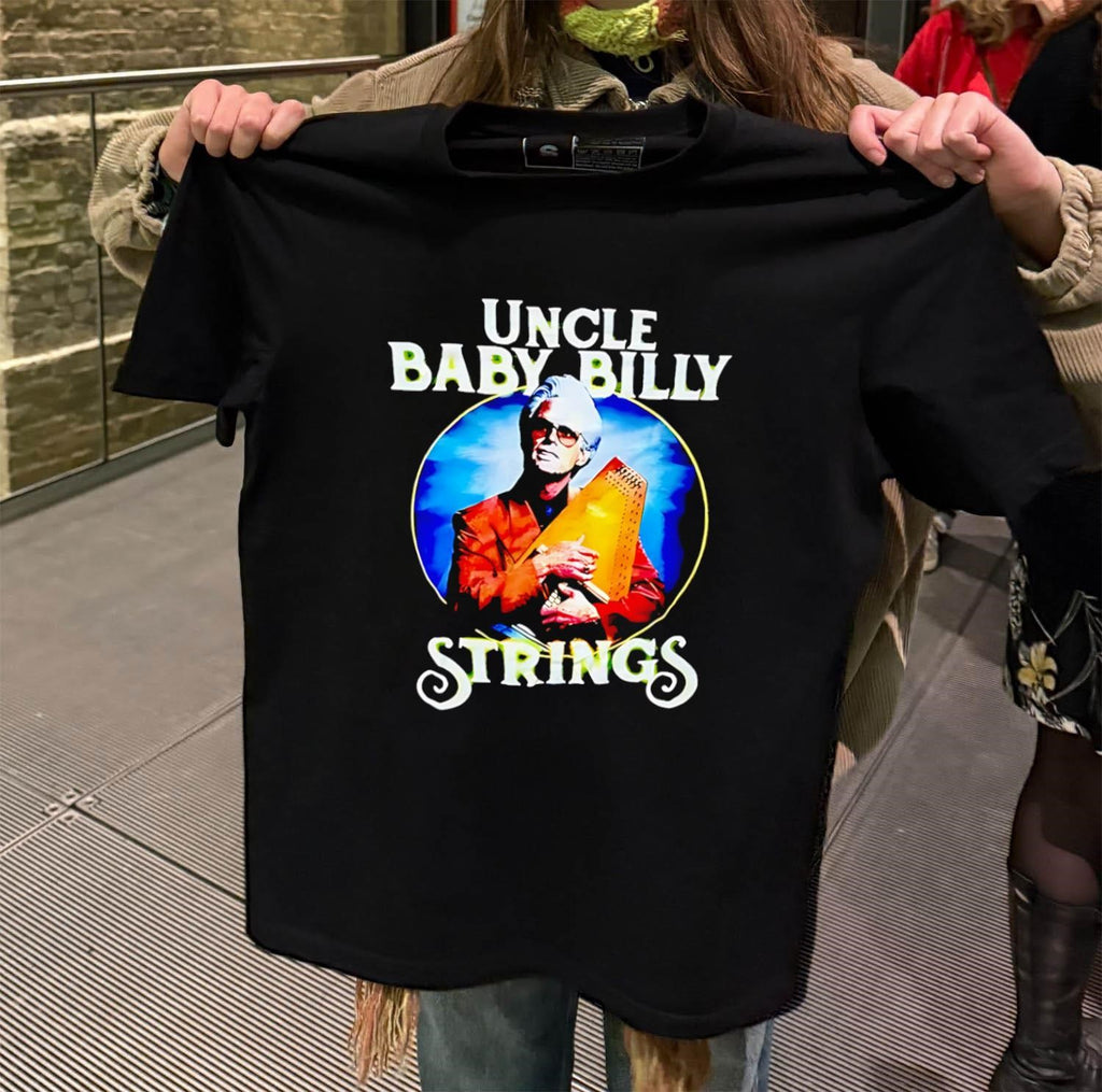 Uncle Baby Billy Strings Character Autoharp Musical Comedy shirt