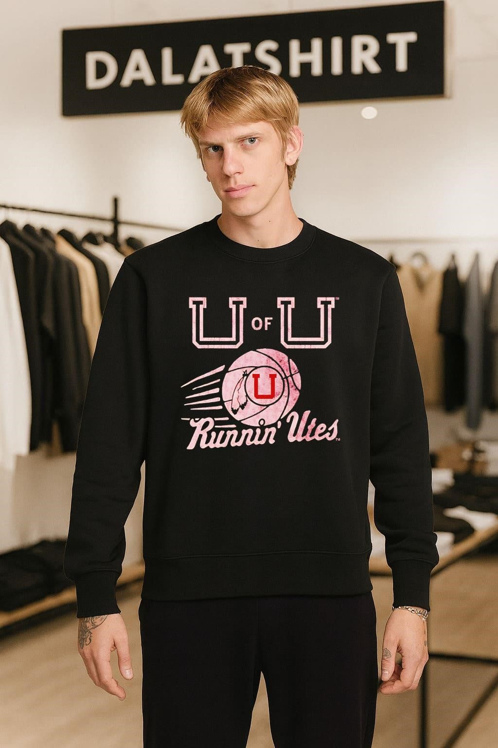 University of Utah Runnin’ Utes Basketball Logo Vintage shirt