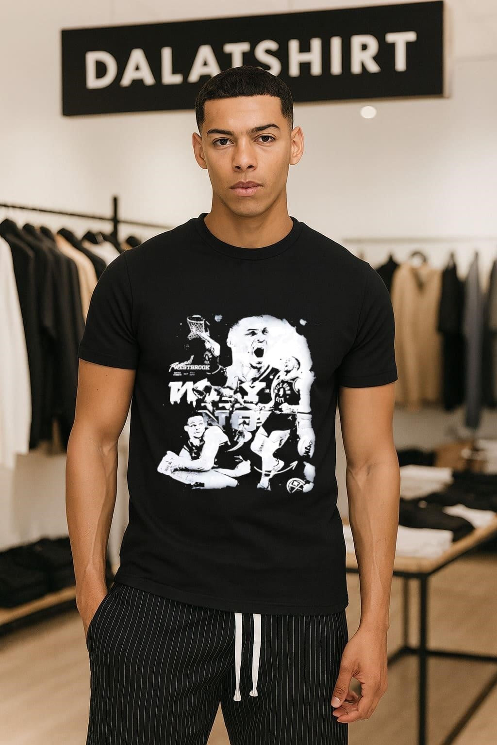Russell Westbrook Denver Nuggets Why Not Basketball Collage shirt