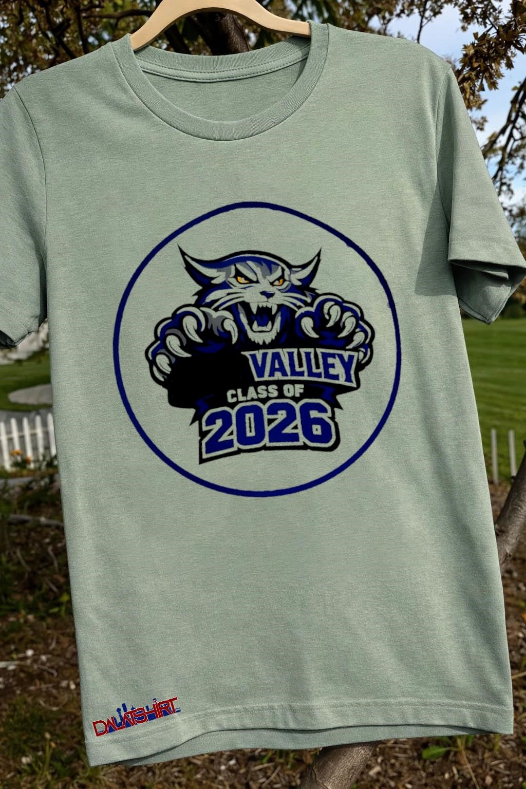 Valley Class of 2026 Wildcat Mascot Logo shirt