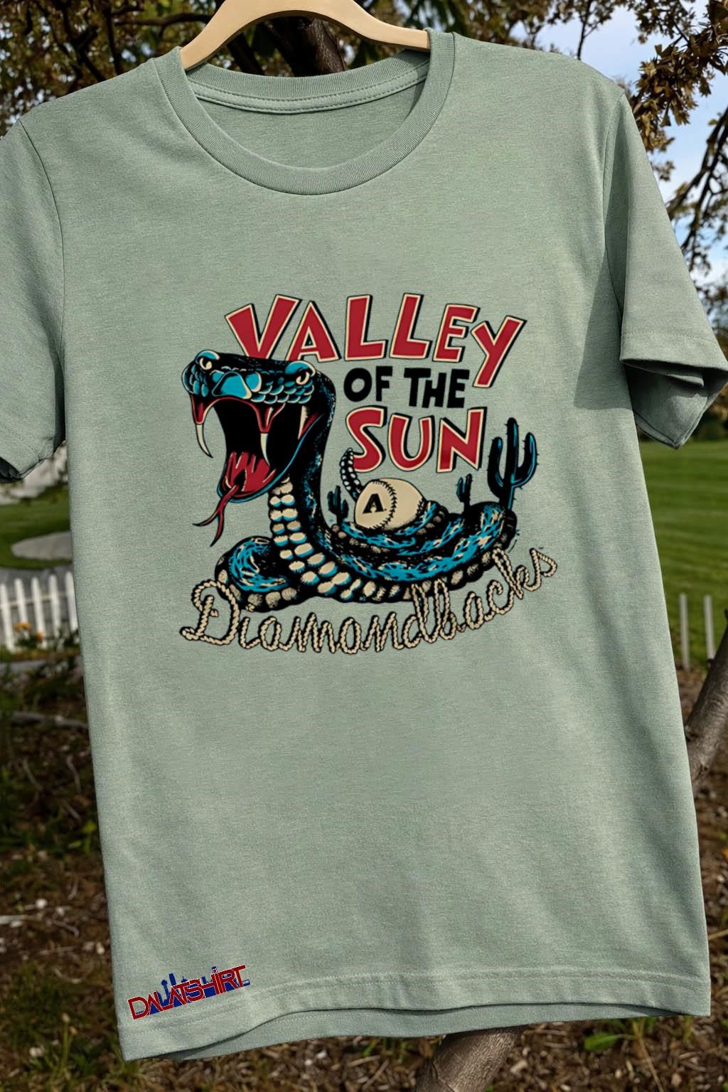 Valley Of The Sun Diamondbacks Snake Baseball Cactus shirt