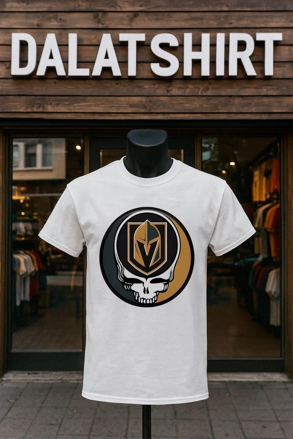Vegas Golden Knights Grateful Dead Skull shirt